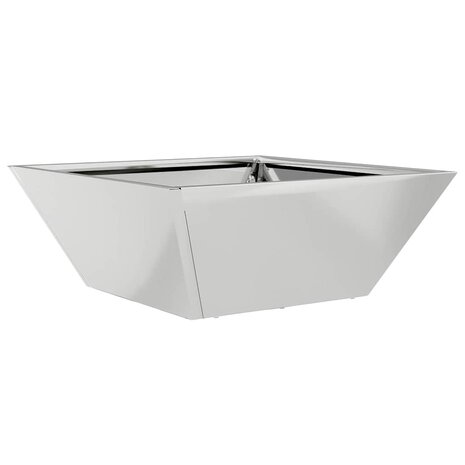 Tuin Kom Plantenbak Zilver 40 x 40 x 15 cm Gegalvaniseerd staal 2
