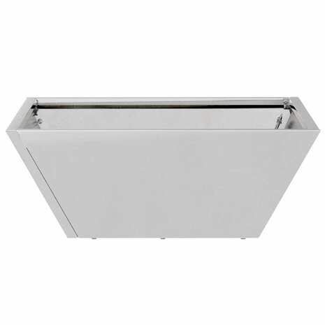 Tuin Kom Plantenbak Zilver 40 x 40 x 15 cm Gegalvaniseerd staal 6
