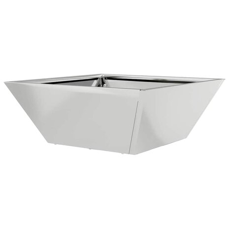 Tuin Kom Plantenbak Zilver 40 x 40 x 15 cm Gegalvaniseerd staal 7