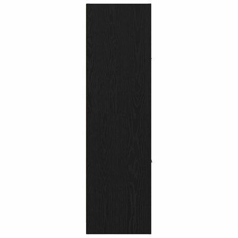 Apothekerskast Zwart eiken 40 x 41 x 144.5 cm Bewerkt hout 7