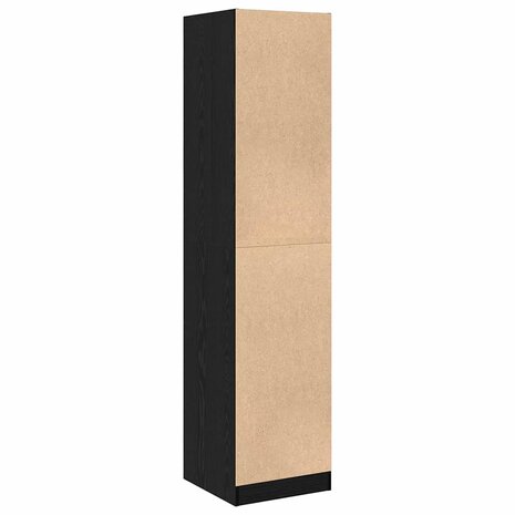 Apothekerskast Zwart eiken 40 x 41 x 174.5 cm Bewerkt hout 8