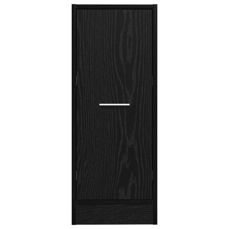 Apothekerskast Zwart eiken 30 x 41 x 77,5 cm Bewerkt hout 6