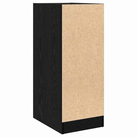 Apothekerskast Zwart eiken 30 x 41 x 77,5 cm Bewerkt hout 8