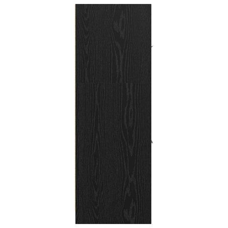 Apothekerskast Zwart eiken 30 x 41 x 118 cm Bewerkt hout 7