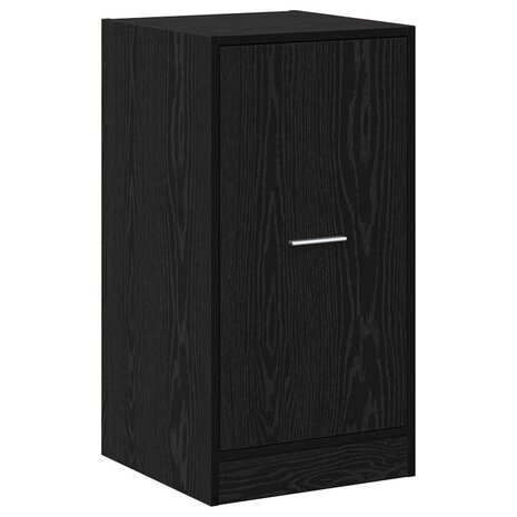 Apothekerskast Zwart eiken 40 x 41 x 77.5 cm Bewerkt hout 5