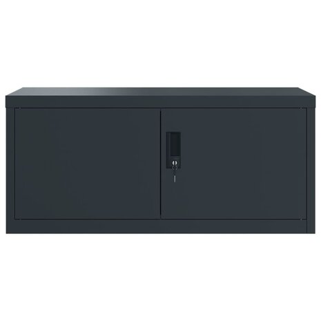 Archiefkast 90x40x220 cm staal antracietkleurig 4