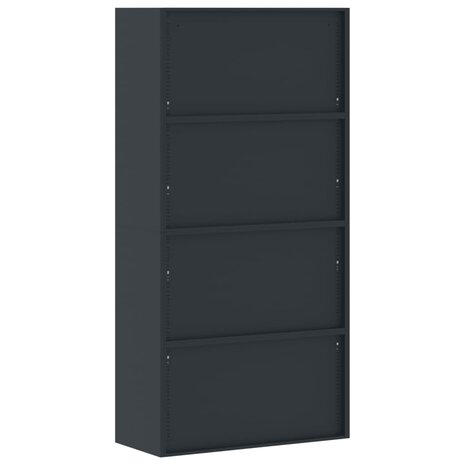 Archiefkast 90x40x180 cm staal antracietkleurig 6