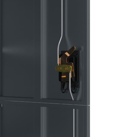 Archiefkast 90x40x180 cm staal antracietkleurig 8