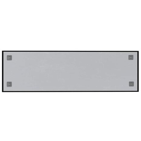Magneetbord voor aan de wand 100x30 cm gehard glas zwart 4