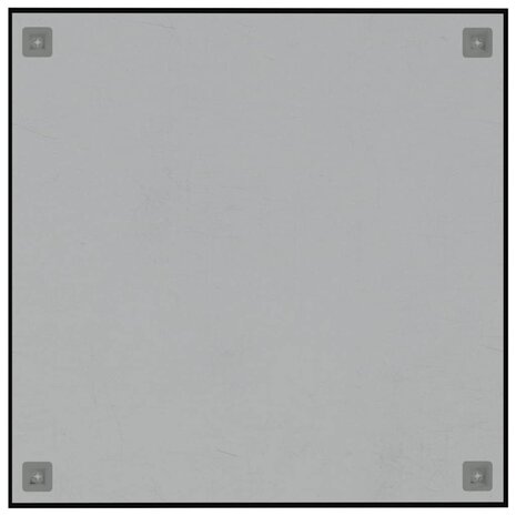 Magneetbord wandgemonteerd 60x60 cm gehard glas 4