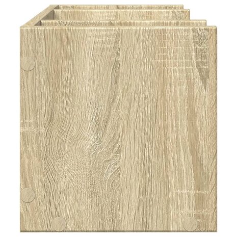 Bureau organiser 44,5x24x25 cm bewerkt hout sonoma eikenkleurig 5