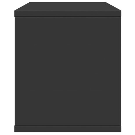 Bureau organiser 36x26x29,5 cm bewerkt hout zwart 5