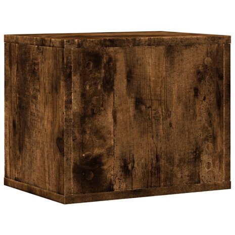 Bureau organiser 36x26x29,5 cm bewerkt hout gerookt eikenkleur 6