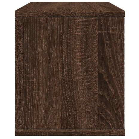 Bureau organiser 36x26x29,5 cm bewerkt hout bruin eikenkleurig 5