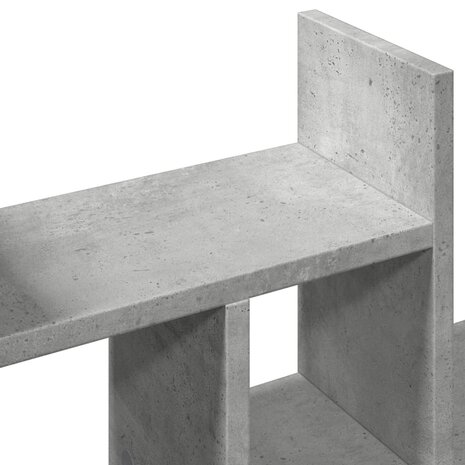 Bureau organiser 34,5x15,5x35,5 cm bewerkt hout betongrijs 9