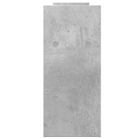 Bureau organiser 38,5x17x39 cm bewerkt hout betongrijs 6