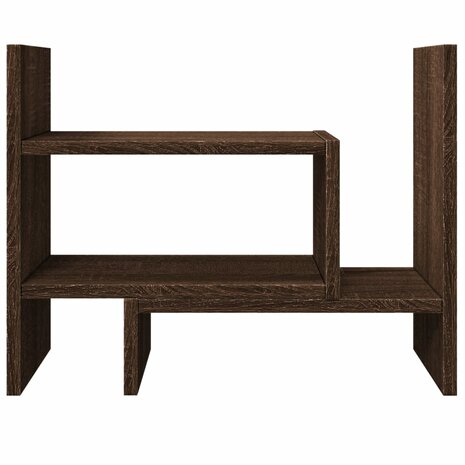 Bureau organiser 38,5x17x39 cm bewerkt hout bruin eikenkleur 5