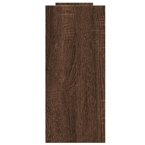 Bureau organiser 38,5x17x39 cm bewerkt hout bruin eikenkleur 6