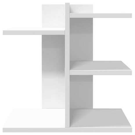 Bureau organiser 42x21,5x42 cm bewerkt hout wit 4