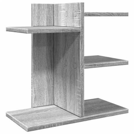 Bureau organiser 42x21,5x42 cm bewerkt hout grijs sonoma eiken 2