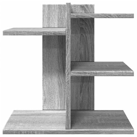 Bureau organiser 42x21,5x42 cm bewerkt hout grijs sonoma eiken 4