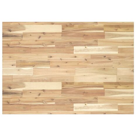 Bureaublad 100x70x2 cm onbehandeld massief acaciahout 1