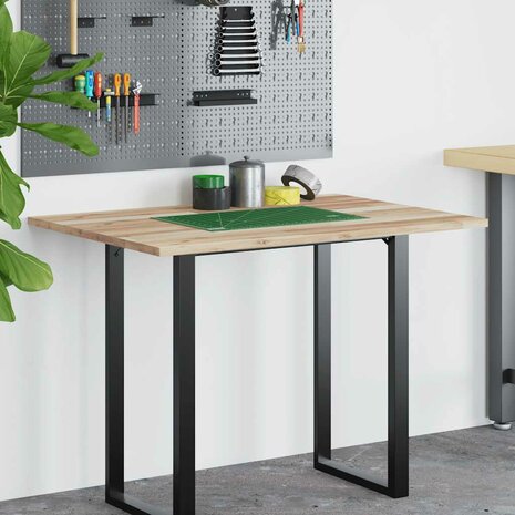 Bureaublad 100x70x2 cm onbehandeld massief acaciahout 3