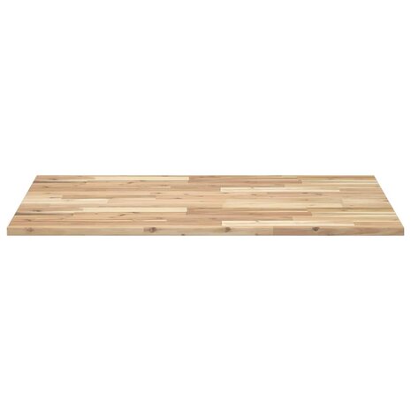 Bureaublad 100x70x2 cm onbehandeld massief acaciahout 5