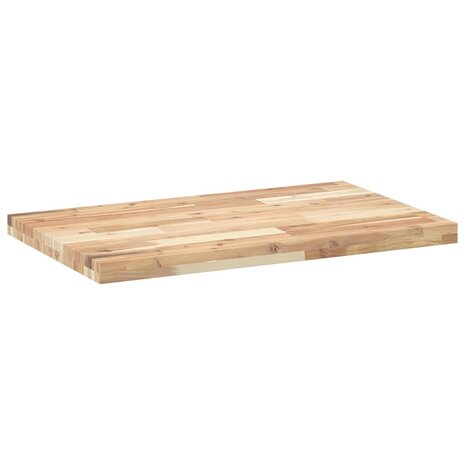 Bureaublad 80x50x4 cm onbehandeld massief acaciahout 7