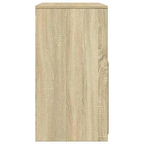 Kaptafel met krukje 60x40x113,5 cm sonoma eikenkleurig 6