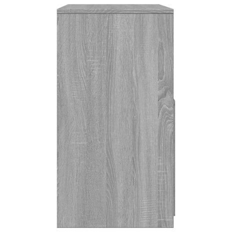 Kaptafel met krukje 60x40x113,5 cm grijs sonoma 6