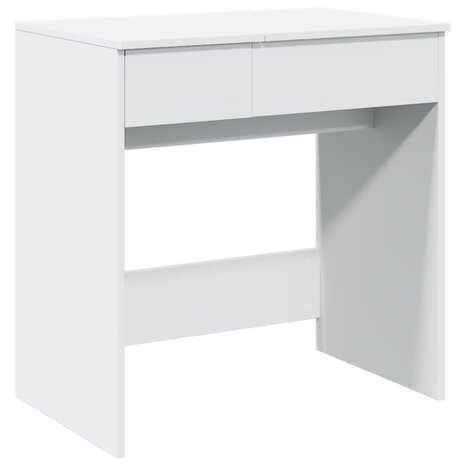 Kaptafel met spiegel 73x46,5x120 cm wit 2