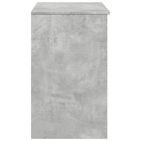 Kaptafel met spiegel 73x46,5x120 cm betongrijs 6