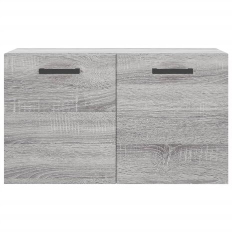 Wandkast 60x36,5x35 cm bewerkt hout grijs sonoma eikenkleurig 5