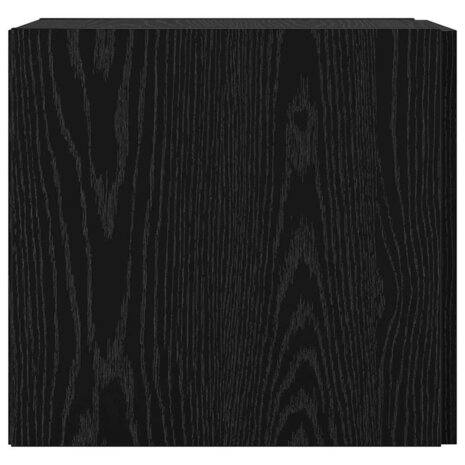 Wandkast Zwart eiken 30 x 42.5 x 40 cm Bewerkt hout 6