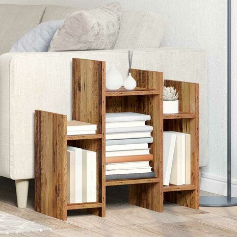 Bijzetkast Oud hout 60 x 26 x 60 cm Bewerkt hout 1