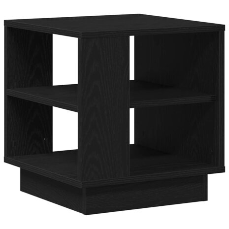 Salontafel Zwart eiken 40 x 40 x 43 cm Bewerkt hout 5