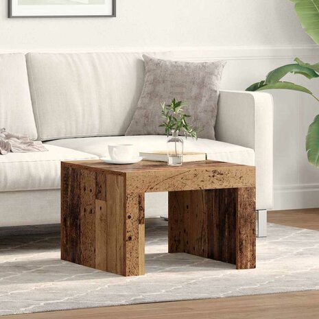 Salontafel Oud hout Bewerkt hout 1