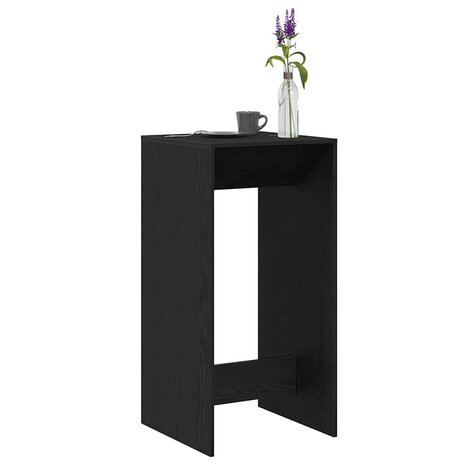 Bartafel Zwart Eiken 51 x 50 x 103.5 cm Bewerkt hout 3
