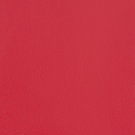 Kuipstoel met voetenbankje kunstleer rood 7