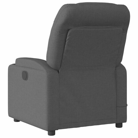 Massagestoel verstelbaar stof donkergrijs 7
