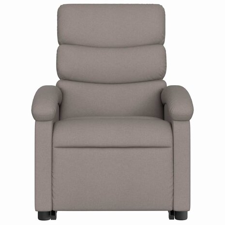 Sta-op-massagestoel verstelbaar stof taupe 9