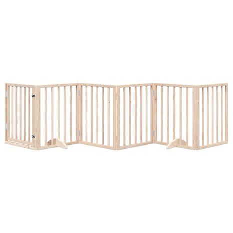 Hondenhek inklapbaar 6 panelen 300 cm populierenhout 3