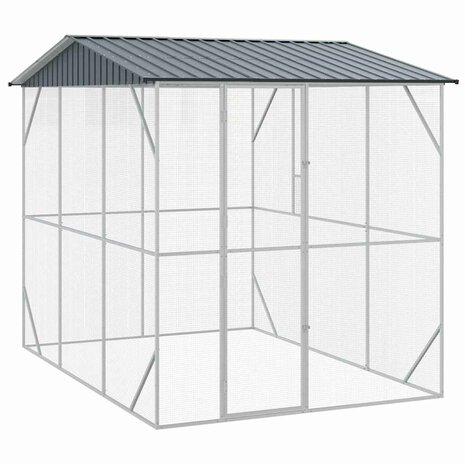 Vogelkooi Antraciet 227 x 310 x 247 cm Gegalvaniseerd staal 2