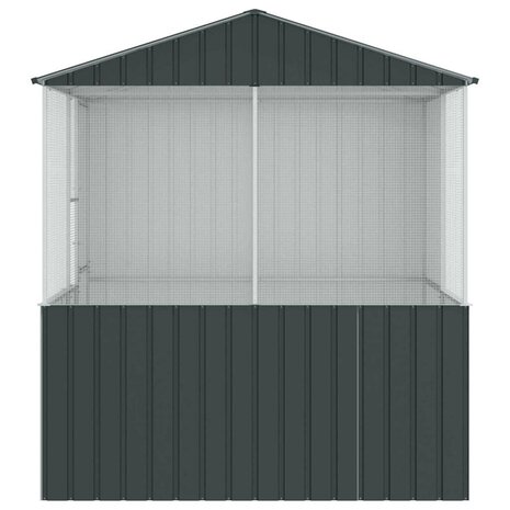 Vogelkooi Antraciet 215 x 209 x 230 cm Gegalvaniseerd staal 7