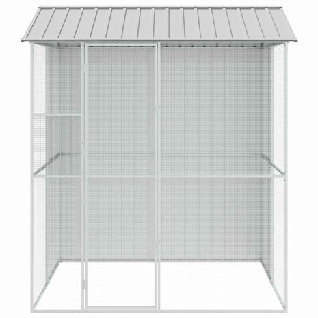 Vogelkooi Grijs 215 x 210 x 247 cm Gegalvaniseerd staal 6