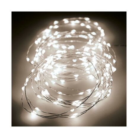 LED lichtsnoer Lumineo 12 m Zilverkleurig Warm wit 2
