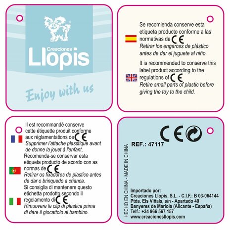 Knuffel Reindeer 1 Stuks 3