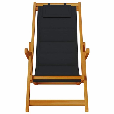 Strandstoel 2 pcs Bruin 61.5 x 123 x 82cm Massief acaciahout 6