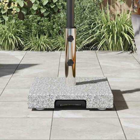 Parasolvoet Grijs 41 x 41 x 37 cm Graniet 4
